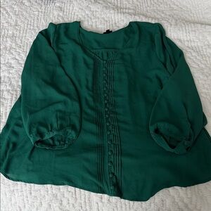 Torrid Deep Green Blouse